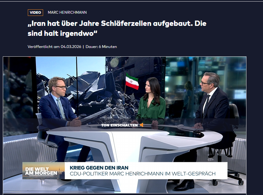 "Iran hat über Jahre Schläferzellen aufgebaut"